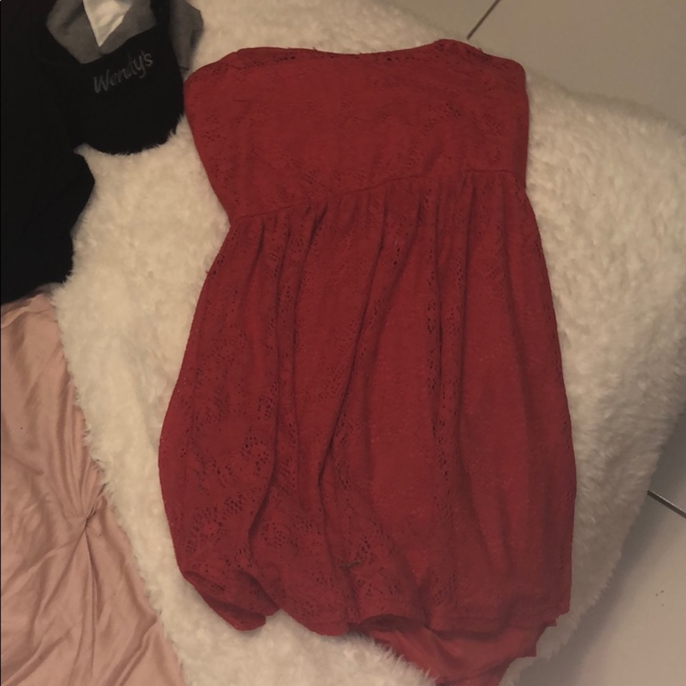 Red dress